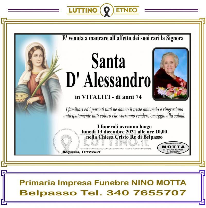 Santa  D'Alessandro 